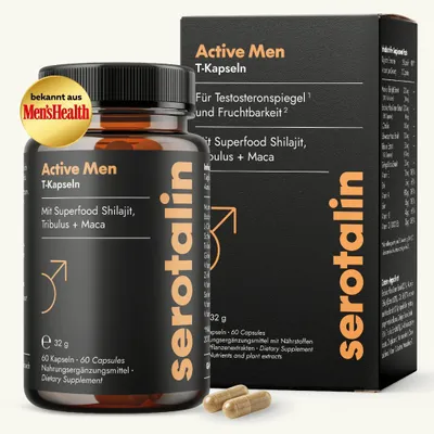 Produktbild von Serotalin Active Men T-Kapseln | Natürliche Wirkstoffe für aktive Männer
