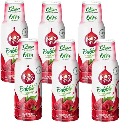 Immagine prodotto di FruttaMax sciroppo di lampone 500ml, concentrato, 6 pezzi, set per bevande