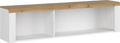 Zdjęcie produktu dla Kondela Półka Vilgo 160 - biały / dąb wotan
