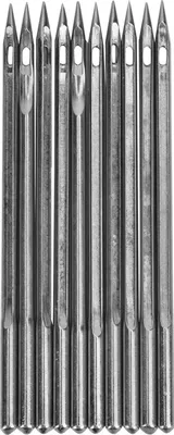 Produktbild von 10 PCs Silber Edelstahlschuh Reparaturmaschinenmaschinennadelpackung (SL -18)