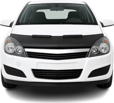 Image de Protège Capot pour Opel Astra H 2004-2009 Masque de voiture vinyle Noir