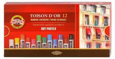 Produktbild von Künstler- Softpastellkreide im 12er Pack