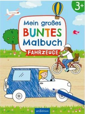 Produktbild von Mein großes buntes Malbuch - Fahrzeuge