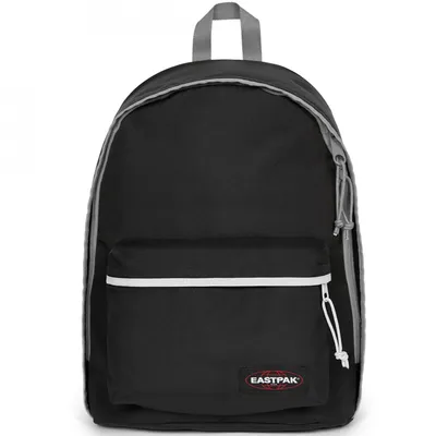 Produktbild von Eastpak Rucksack Notebookfach Schulrucksack Campus »Out of Office« Kontrast Grey White