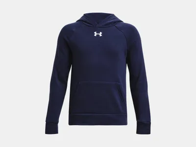 Produktbild von Under Armour Ua Rival Fleece Hoodie-Blau 1379792-410__YXS