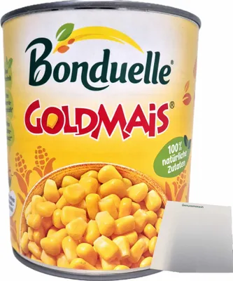 Produktbild von Bonduelle Goldmais (600g Dose) + usy Block