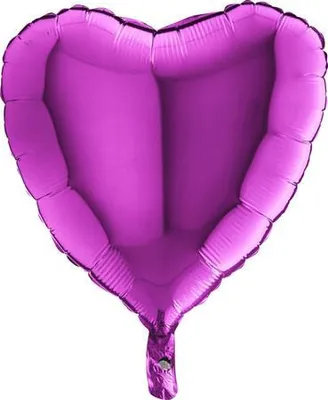 Obrázek produktu pro Nafukovací balónek fialové srdce 46 cm
