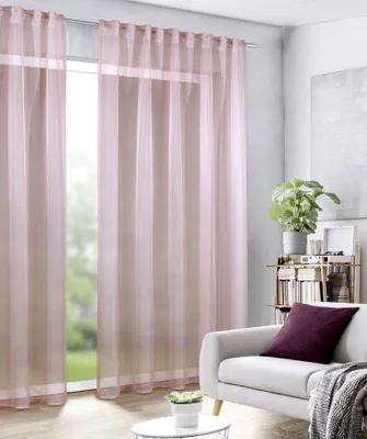 Produktbild von Neusser Collection Verdunklungsschal mit Gardinenband rosé 135x245 cm