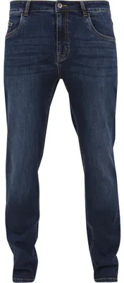 Productafbeelding van Urban Classics heren jeans, model Znulist, donkerblauw, maat 30