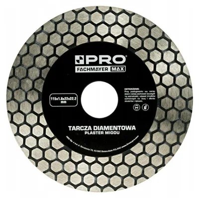 Produktbild von Pro Diamanttrennscheibe Wabenmuster 115mm Schneiden Schleifen