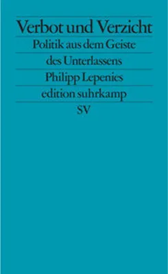 Obrázek produktu pro Verbot und Verzicht