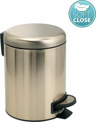 Immagine prodotto di Cestino per cosmetici POTTY 3l, chiusura morbida, oro opaco