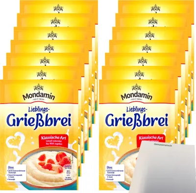 Produktbild von Mondamin Grießbrei klassischer Art VPE (14x89g Karton) + usy Block