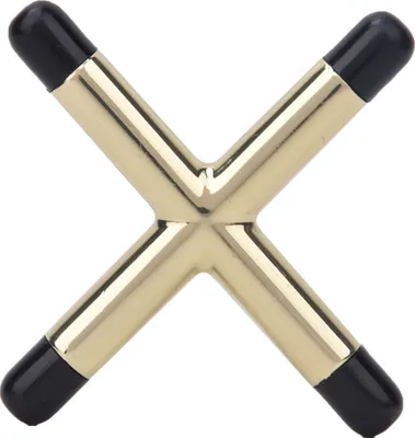 Image de Metall Langlebiger Anti-Rutsch-Billard Snooker Pool Cue REST BRIDGE-Kopfhalter Billardzubehör (Cross-Typ mit Kunststoffpartikeln)