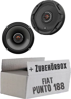 Produktbild von Fiat Punto 2 188 Front - JBL GX602 | 2-Wege | 16,5cm Koax Lautsprecher - Einbauset