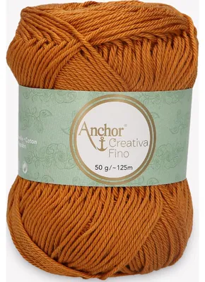 Immagine prodotto di Anchor Creativa Fino – filato in cotone mercerizzato per uncinetto (color 00383)