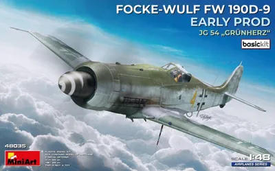 Image de Focke-Wulf Fw 190D-9 (première série) JG 54 Grünherz - Kit de base / Échelle 1:48