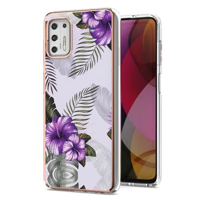 Obrázek produktu pro Pouzdro pro Motorola Moto G Stylus 2021, vzorované TPU silikonové nárazuvzdorné bumper pouzdro Fialová