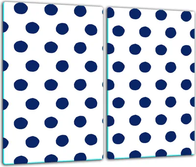 Obrázok produktu pre Kryt varnej dosky Sklenený kryt varnej dosky splashback 60x52cm bodky