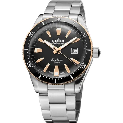 Produktbild von Edox - 80126 357RNM NIRB - Armbanduhr - Herren - Automatik - Skydiver Ltd. Edit.