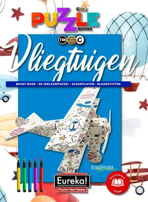Image de Eureka 3D Puzzel Books - Vliegtuigen