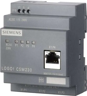 Immagine prodotto di LOGO SIEMENS 8 6GK7177-1MA20-0AA0 Modulo di comunicazione LOGO CSM12/24 DC 12/24V