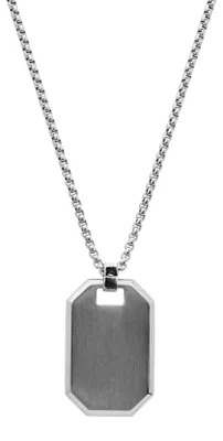 Produktbild von XENOX Halskette Herren Dog Tag Anhänger silber X4239