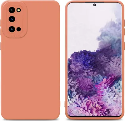 Immagine prodotto di Cadorabo cover per Samsung Galaxy S20 cover protettiva in silicone TPU arancione custodia per telefono cellulare