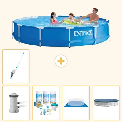 Immagine prodotto di Piscina fuori terra con struttura - 366x76 cm - 6 pezzi - Modello S20473