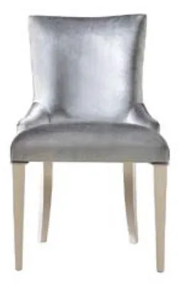 Produktbild von Esszimmerstuhl Stuhl Sessel Sitzer Esszimmer Stühle Holz Modern Luxus Silber