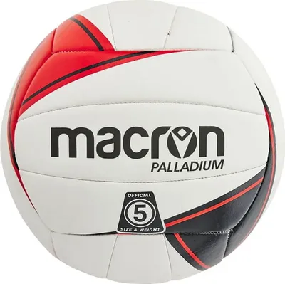 Obrázek produktu pro Volejbalové míče Macron Palladium - bílá / červená / černá | Velikost: 5