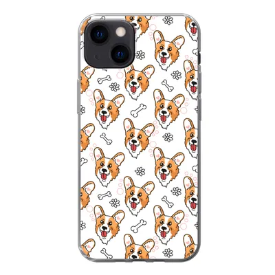 Obrázok produktu pre Kryt mobilného telefónu pre Apple iPhone 13 Vzory - Pes - Corgi - Chlapci - Dievčatá - Deti - Deti Silikónové mäkké puzdro