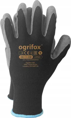 Obrázek produktu pro Pracovní rukavice / Černé / Velikost: 8 – M / OX-LATEKS_BS8 – 10 ks