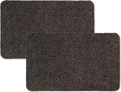 Zdjęcie produktu dla Zestaw 2 wycieraczek Hamat Majestic 50x80 cm Taupe