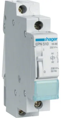 Image de Commutateur à distance Hager, 1S, 230 V CA, 16 A, 1 pièce.