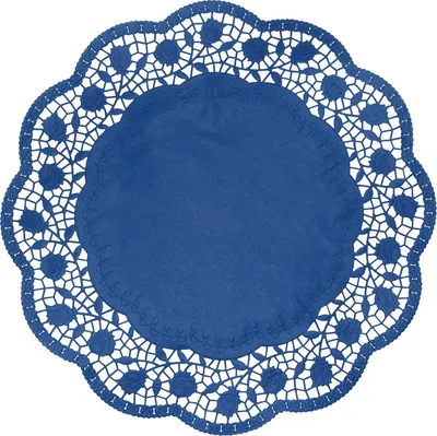 Produktbild von Demmler Tortenspitzen Blau - zum Dekorieren oder als Unterlage für Torten - Ø 36cm - 30 Stück - 3621510301FSC