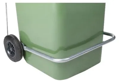 Image de Pédale de levage du couvercle en acier pour poubelles carrées à roulettes - Pour poubelle de 120 litres