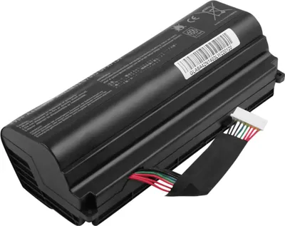 Image de Avizar, Batterie Li-Ion 14.8V 5200mAh de rechange pour ordinateur portable ASUS G75 A42-G75, noir