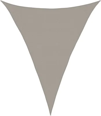 Immagine prodotto di vidaXL Tenda da sole 160 g/m² triangolare Grigio chiaro 3x4x4 m HDPE