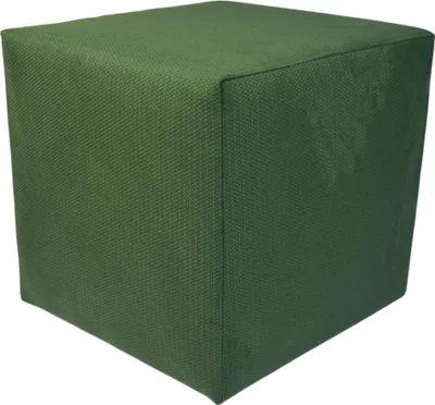 Zdjęcie produktu dla Pufa MAKALU 40x40 cm kwadratowa pluszowy welur do sypialni salonu miękka
