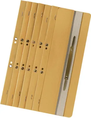 Produktbild von Ösenschmalhefter A4 Manila-RC-Karton 250g/qm gelb