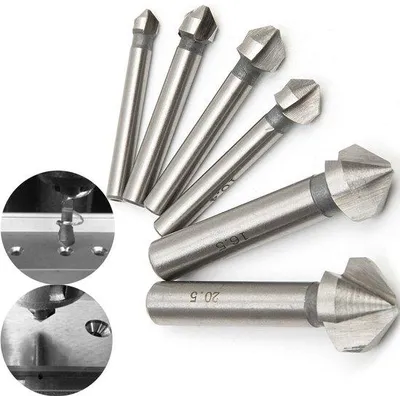 Productafbeelding van HSS Chamfer End Mill Boorset van 6 Stuks