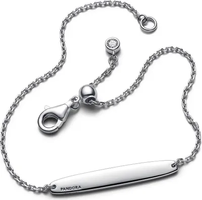 Produktbild von Pandora Gravierbares Stab Kettenarmband 594010C01 Damenarmband, Armbandumfang:18cm