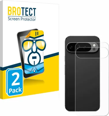 Produktbild von 2x Für Google Pixel 9 Pro XL (Rückseite) Schutzfolie BROTECT Displayschutz Display Schutz Folie Klar Transparent