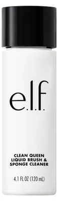 Image de e.l.f. Clean Queen, nettoyant liquide pour pinceaux et éponges, un nettoyant doux pour pinceaux conçu pour