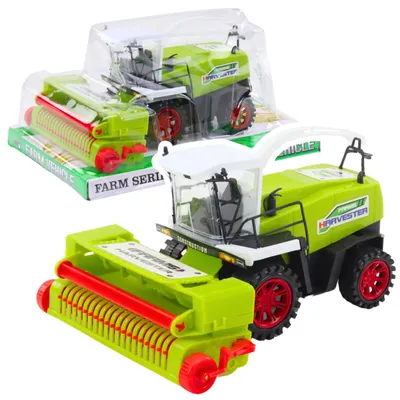 Immagine prodotto di Mietitrebbia agricola giocattolo mobile con azionamento verde