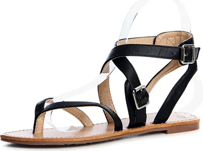 Produktbild von Glitzer Sandalen Zehentrenner 1178, Farbe:Black, Größe:41 EU