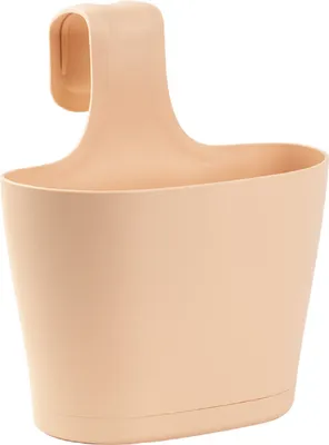 Produktbild von Blumenkasten oval 2,8 Liter zum Hängen mit 1. Bügel Aprikot