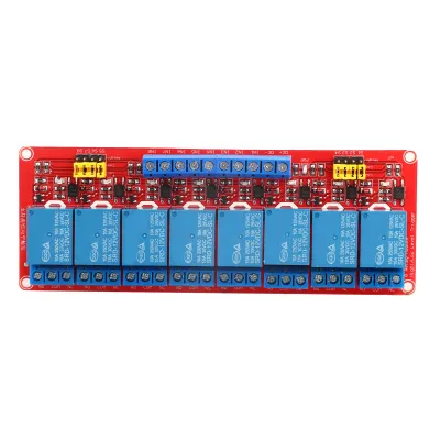 Produktbild von Reléový modul, 8-kanálový reléový modul, doska reléového modulu, reléový modul Optocoupler, modul High & Low Trigger