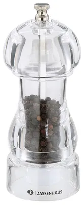 Obrázok produktu pre Zassenhaus, mlynček na korenie, model NEUSS, 14 cm, akryl, kód: 35216, EAN: 4006528035216